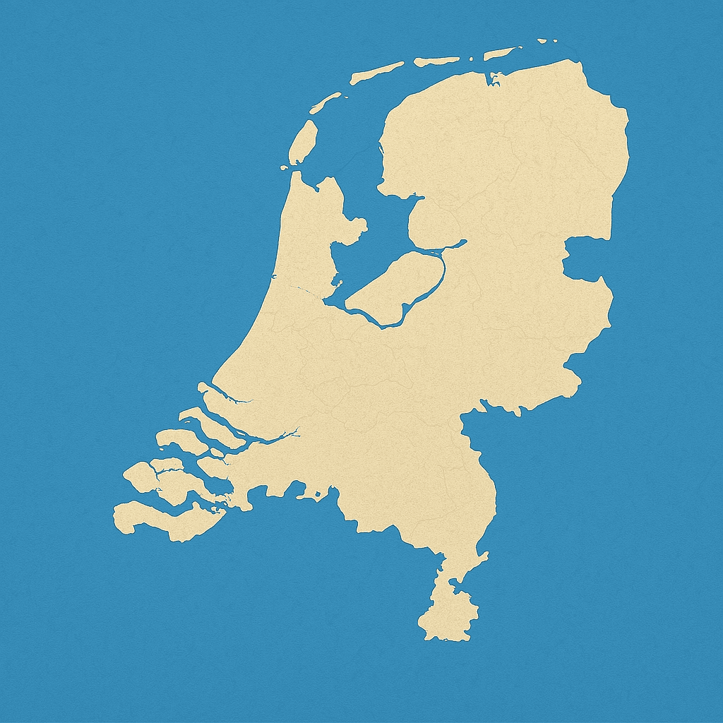 Kaart van Nederland